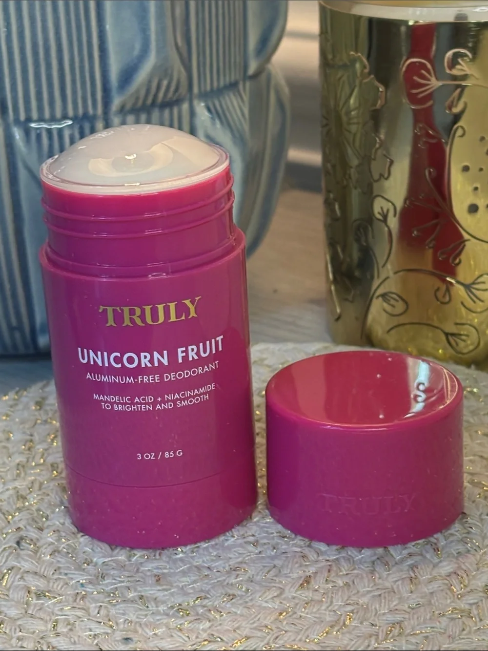 Truly Unicorn Fruit Brightening and Smoothing Aluminum Free deodorant